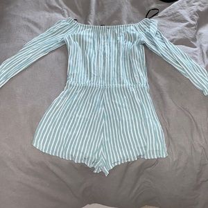 Forever 21 blue and white striped jumper